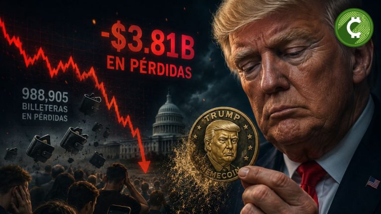La memecoin de Donald Trump dejó pérdidas por US$3.810 millones a casi un millón de inversionistas, según un informe de Nansen.