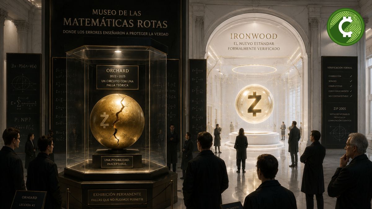 Zcash activa Ironwood y reemplaza Orchard con un nuevo pool blindado tras una vulnerabilidad crítica