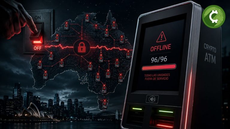 AUSTRAC suspende Cryptolink y deja 96 cajeros de criptomonedas fuera de servicio en Australia