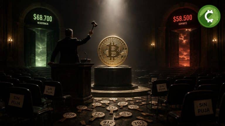 Bitcoin entre $68.700 y $58.500, niveles clave señalados por Glassnode