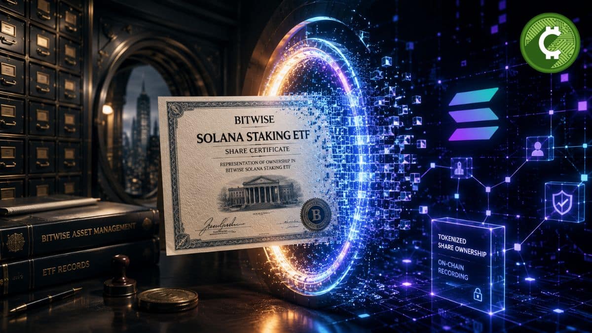 Bitwise explora tokenizar su ETF de Solana mediante blockchain