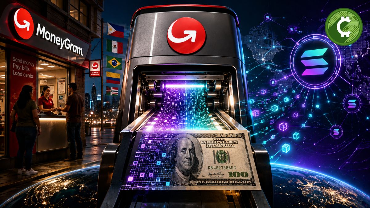 MoneyGram conecta Solana con efectivo mediante su servicio MoneyGram Ramps