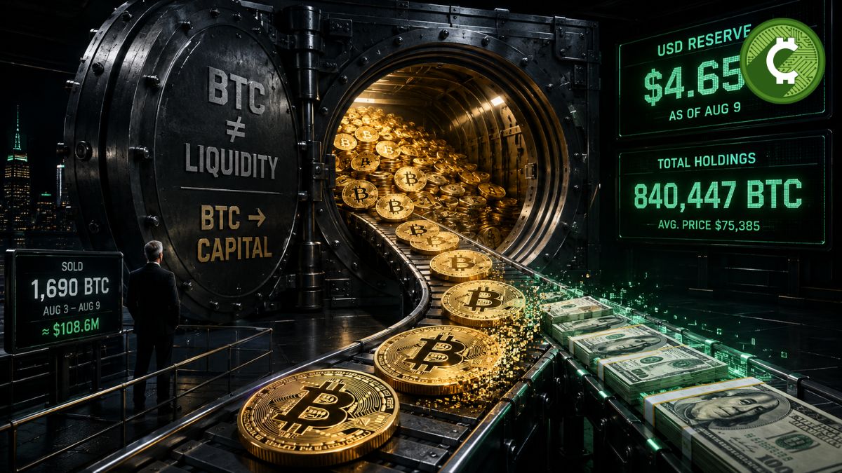 Strategy vende 1.690 Bitcoin y eleva su reserva de dólares a 4.650 millones