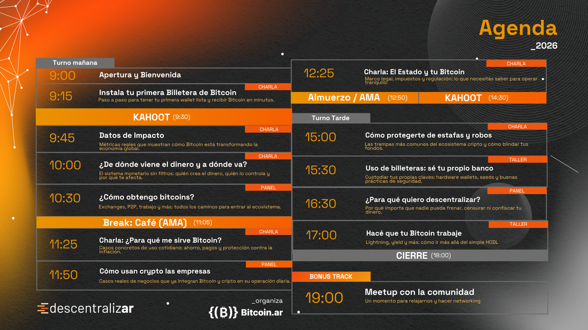 Agenda DescentralizAR Tucumán