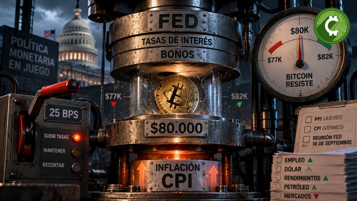 Bitcoin resiste cerca de $80.000 ante la presión de la Fed