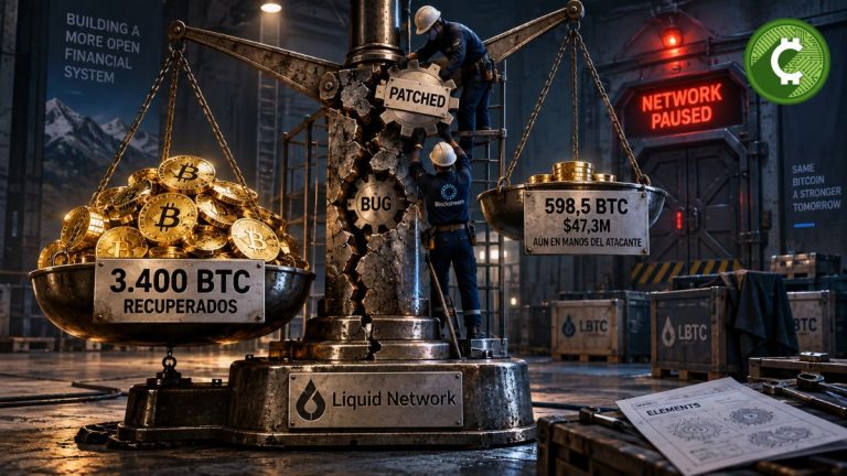 Liquid Network recupera 3.400 BTC tras una vulnerabilidad