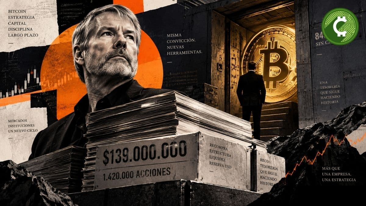 Strategy recompra STRC mientras mantiene 845.050 Bitcoin