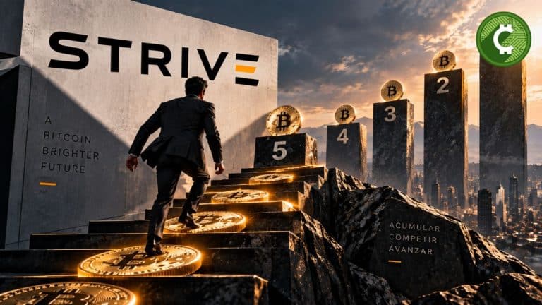 Strive acelera compras de Bitcoin y apunta al segundo puesto entre tesorerías