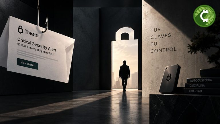 Trezor alerta sobre ataque de phishing tras compromiso de un proveedor de correo