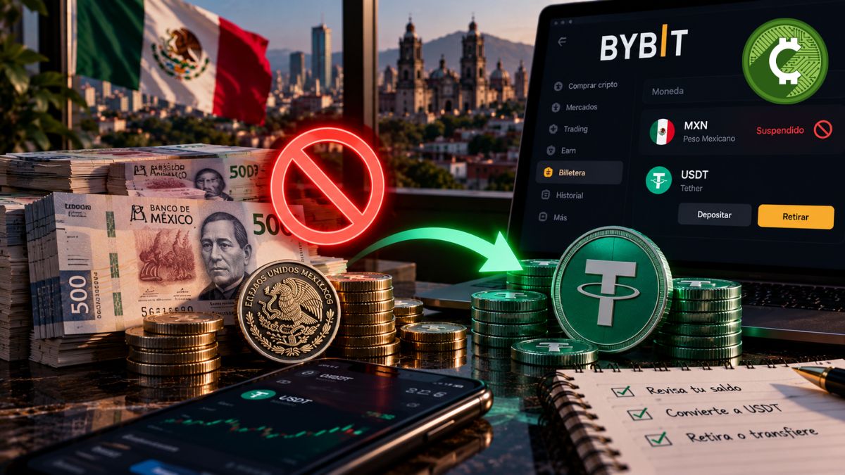 Bybit deja de operar con pesos mexicanos y usuarios deben gestionar su saldo en MXN