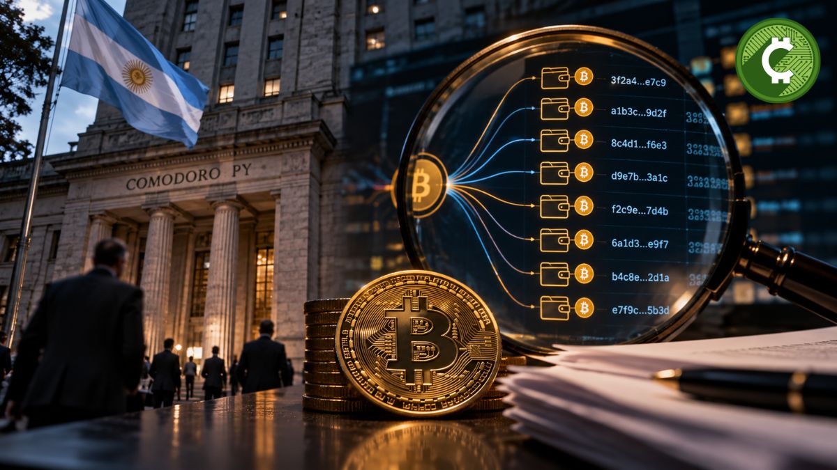 Billeteras de bitcoin y firma criptográfica en el caso Adorni