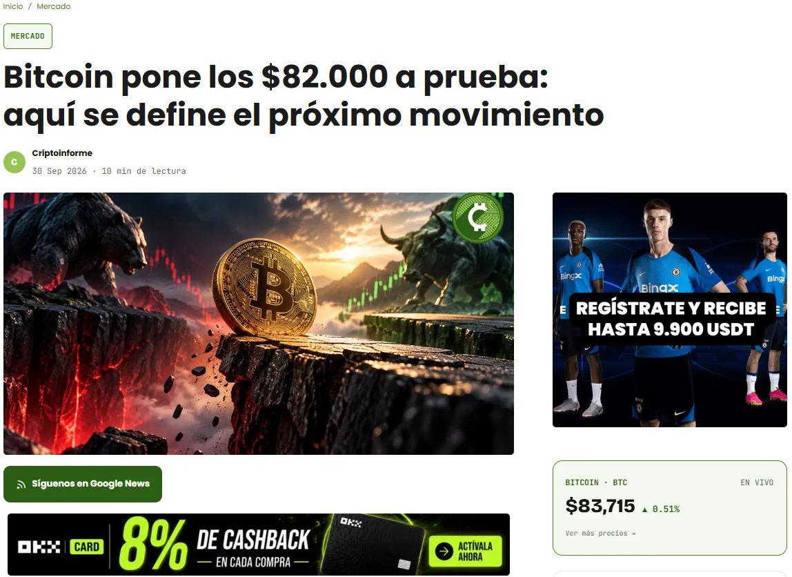 Artículo en la sección Mercado