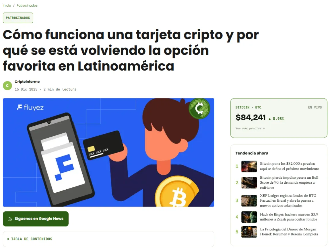 Artículo patrocinado publicado en Criptoinforme